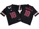 Arizona Cardinals #18 Marvin Harrison Jr. Youth Black Vapor F.U.S.E. Limited Jersey