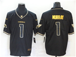 Arizona Cardinals #1 Kyler Murray Black Gold Vapor Limited Jersey