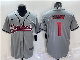 Arizona Cardinals #1 Kyler Murray Gray Cool Base Jersey