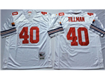 Arizona Cardinals #40 Pat Tillman 2000 Throwback White Jersey