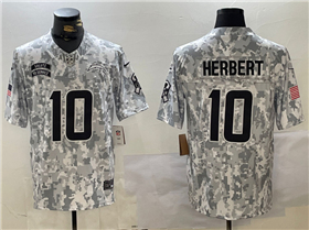 Los Angeles Chargers #10 Justin Herbert Arctic Camo 2024 Salute To Service Limited Jersey