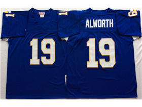 San Diego Chargers #19 Lance Alworth Throwback Blue Jersey