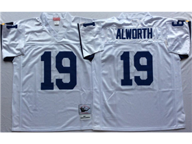 San Diego Chargers #19 Lance Alworth Throwback White Jersey