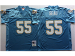 San Diego Chargers #55 Junior Seau Throwback Powder Blue Jersey