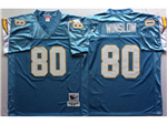 San Diego Chargers #80 Kellen Winslow Throwback Powder Blue Jersey