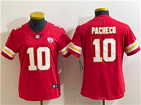 Kansas City Chiefs #10 Isaih Pacheco Women's Red Vapor Limited Jersey