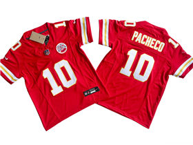 Kansas City Chiefs #10 Isaih Pacheco Youth Red Vapor F.U.S.E. Limited Jersey