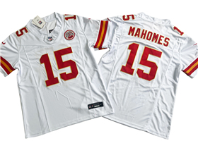 Kansas City Chiefs #15 Patrick Mahomes White Vapor F.U.S.E. Limited Jersey