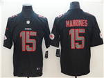 Kansas City Chiefs #15 Patrick Mahomes Black Vapor Impact Limited Jersey