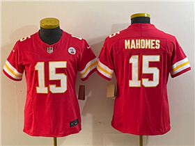 Kansas City Chiefs #15 Patrick Mahomes Women's Red Vapor F.U.S.E. Limited Jersey