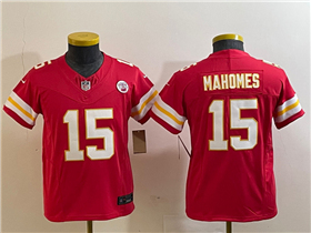 Kansas City Chiefs #15 Patrick Mahomes Youth Red Vapor F.U.S.E. Limited Jersey