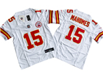 Kansas City Chiefs #15 Patrick Mahomes Youth White Vapor F.U.S.E. Limited Jersey