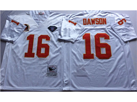 Kansas City Chiefs #16 Len Dawson 1994 Throwback White Jersey