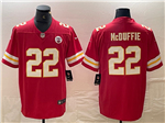 Kansas City Chiefs #22 Trent McDuffie Red Vapor Limited Jersey