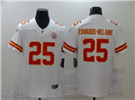 Kansas City Chiefs #25 Clyde Edwards-Helaire White Vapor Limited Jersey