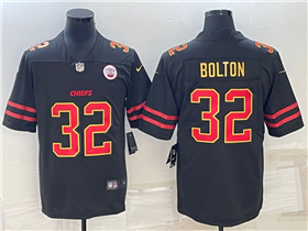 Kansas City Chiefs #32 Nick Bolton Black Gold Vapor Limited Jersey