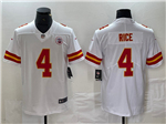 Kansas City Chiefs #4 Rashee Rice White Vapor Limited Jersey