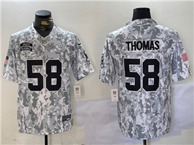 Kansas City Chiefs #58 Derrick Thomas Arctic Camo 2024 Salute To Service Limited Jersey