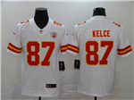 Kansas City Chiefs #87 Travis Kelce White Vapor Limited Jersey