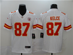 Kansas City Chiefs #87 Travis Kelce White Vapor Limited Jersey