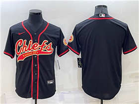 Kansas City Chiefs Black Baseball Cool Base Team Jersey