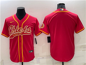 Kansas City Chiefs Red Baseball Cool Base Team Jersey