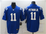 Indianapolis Colts #11 Michael Pittman Jr. Blue Vapor Limited Jersey