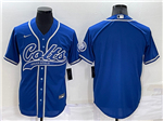 Indianapolis Colts Blue Baseball Cool Base Team Jersey