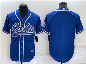 Indianapolis Colts Blue Baseball Cool Base Team Jersey