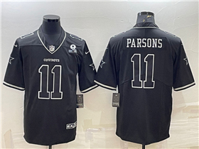 Dallas Cowboys #11 Micah Parsons Black Shadow Limited Jersey