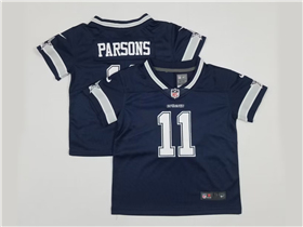 Dallas Cowboys #11 Micah Parsons Toddler Blue Vapor Limited Jersey