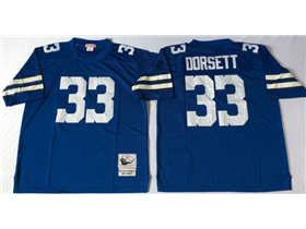 Dallas Cowboys #33 Tony Dorsett 1977 Throwback Blue Jersey