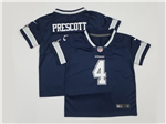 Dallas Cowboys #4 Dak Prescott Toddler Blue Vapor Limited Jersey