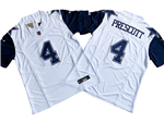 Dallas Cowboys #4 Dak Prescott Alternate White Vapor F.U.S.E. Limited Jersey