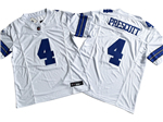 Dallas Cowboys #4 Dak Prescott White Vapor F.U.S.E. Limited Jersey