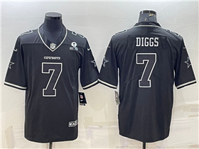 Dallas Cowboys #7 Trevon Diggs Black Shadow Limited Jersey