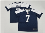 Dallas Cowboys #7 Trevon Diggs Toddler Thanksgiving Blue Vapor Limited Jersey