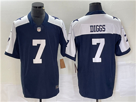 Dallas Cowboys #7 Trevon Diggs Thanksgiving Blue Vapor F.U.S.E. Limited Jersey