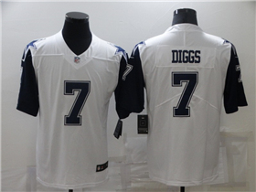 Dallas Cowboys #7 Trevon Diggs White Alternate Vapor Limited Jersey