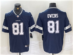 Dallas Cowboys #81 Terrell Owens Blue Vapor Limited Jersey