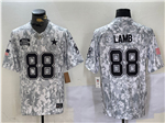 Dallas Cowboys #88 CeeDee Lamb Arctic Camo 2024 Salute To Service Limited Jersey