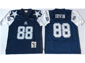 Dallas Cowboys #88 Michael Irving 1995 Throwback Navy Blue Jersey