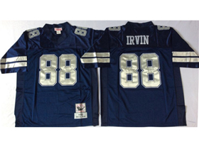 Dallas Cowboys #88 Michael Irving 1992 Throwback Navy Blue Jersey