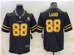 Dallas Cowboys #88 CeeDee Lamb Black Gold Vapor Limited Jersey