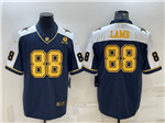 Dallas Cowboys #88 CeeDee Lamb Thanksgiving Blue Gold Vapor Limited Jersey