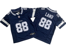 Dallas Cowboys #88 CeeDee Lamb Youth Blue Vapor F.U.S.E. Limited Jersey