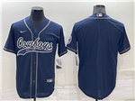 Dallas Cowboys Navy Baseball Cool Base Team Jersey