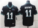 Philadelphia Eagles #11 A.J. Brown Black Super Bowl LVII Limited Jersey