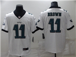 Philadelphia Eagles #11 A.J. Brown White Vapor Limited Jersey