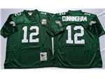 Philadelphia Eagles #12 Randall Cunningham 1992 Throwback Green Jersey